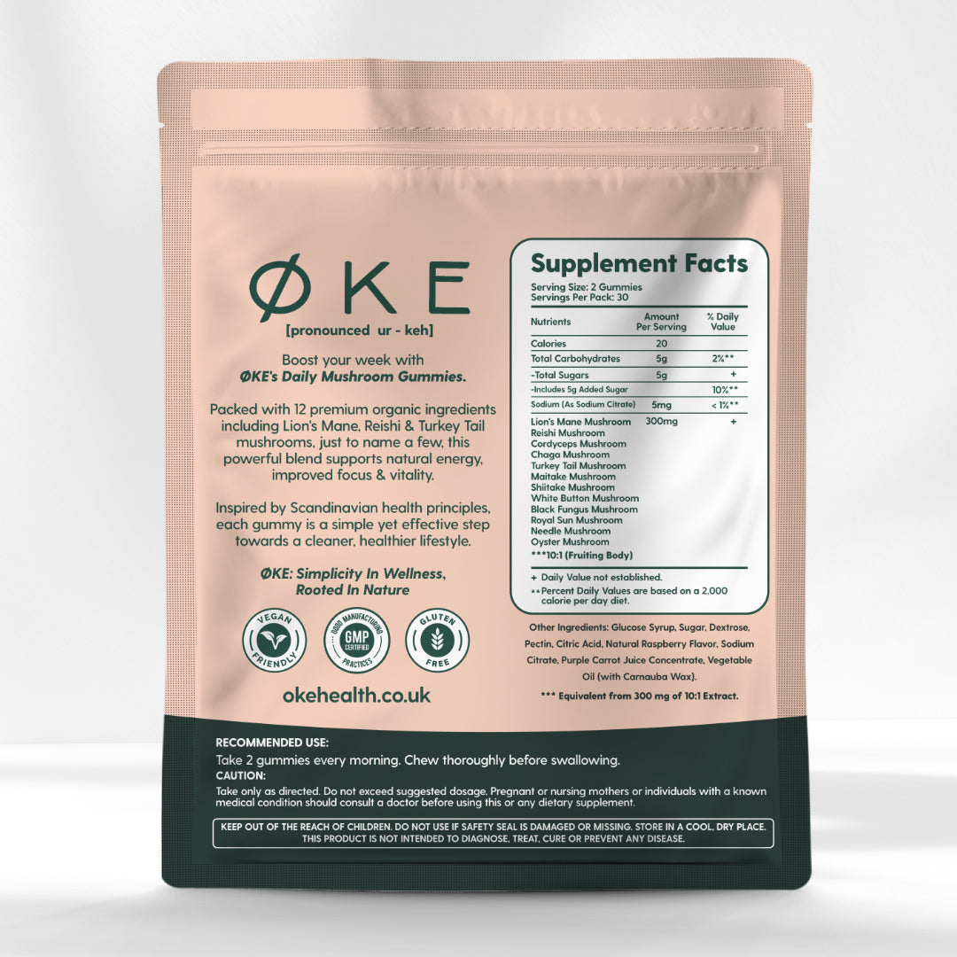 Daily Mushroom Gummies (30 Days)